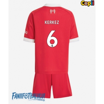 Liverpool Milos Kerkez #6 Echipament de Fotbal Replică 2025-26 Copii Acasa (+ Șorturi)